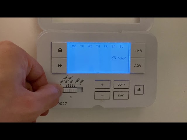 How to use Therma TQX0027 or ESI Programmer u0026 Thermostat - YouTube