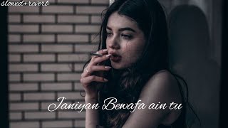 Janiyan Bewafa ain tu new song by Naseebo Lal [Slowed Reverb] The Beat arena