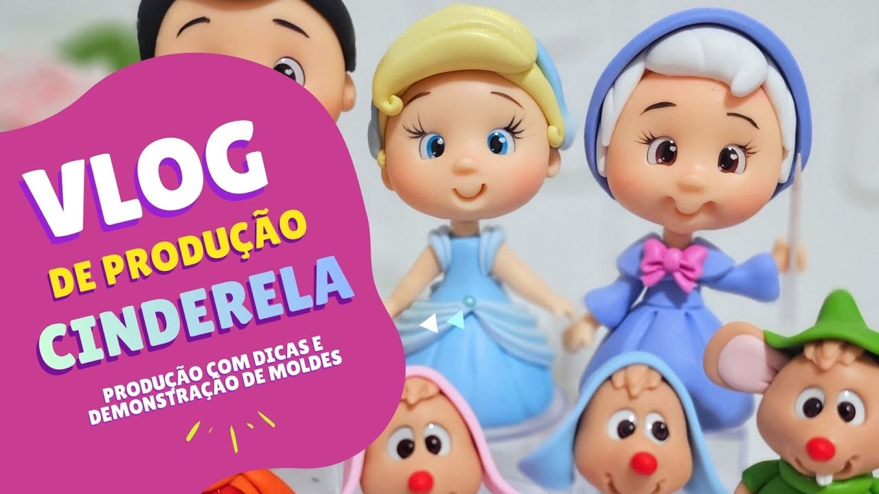 Vlog de Produção Tema Cinderela! Ester Paixão Biscuit
