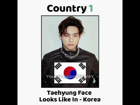 Bts Taehyung Amazing Face In Different Country!!