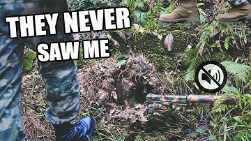 Silent & Invisible Ghillie Sniper... DESTROYS Their Entire Squad