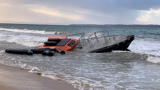 A Tribute to Port Phillip Sea pilots launch PV Corsair wrecked on Point Lonsdale reef October 5th 23