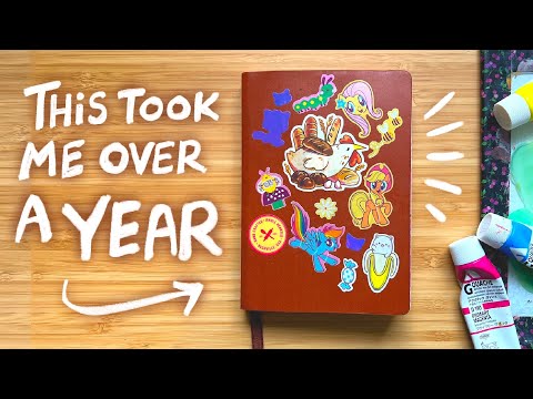 sketchbook tour: why did this take so long to finish? (aug 2022- nov 2023)