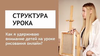 картинка: Структура урока рисования онлайн