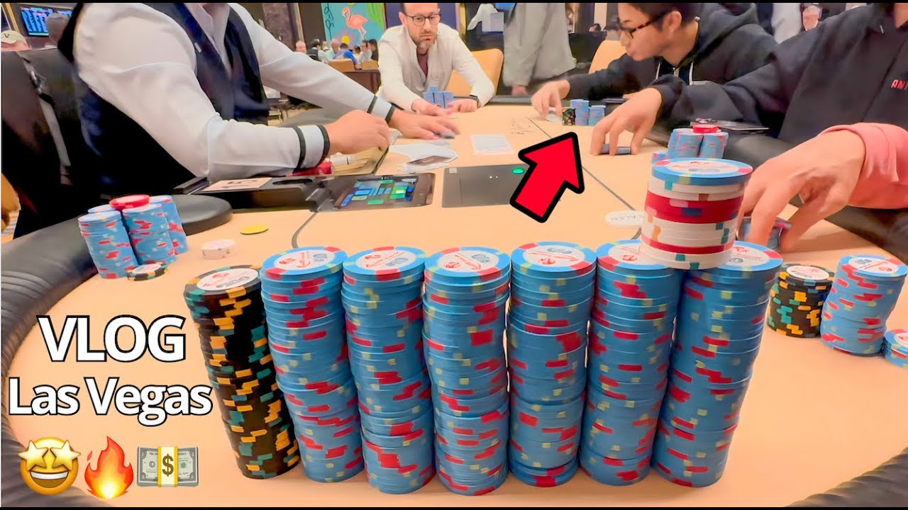 Running ULTRA HOT @ High Stakes Cash Games in Las Vegas | Poker Vlog 81 #cash_games