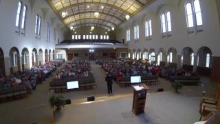 Congregation sings "Rescue Me From The Wicked" a cappella lament Psalm 17