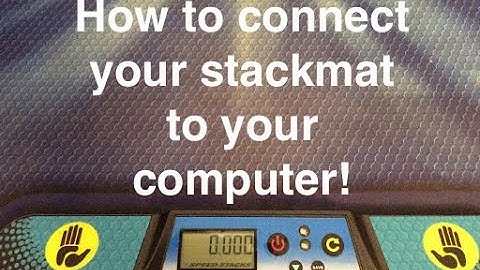 How to connect your stackmat timer to your computer! [Tutorial]