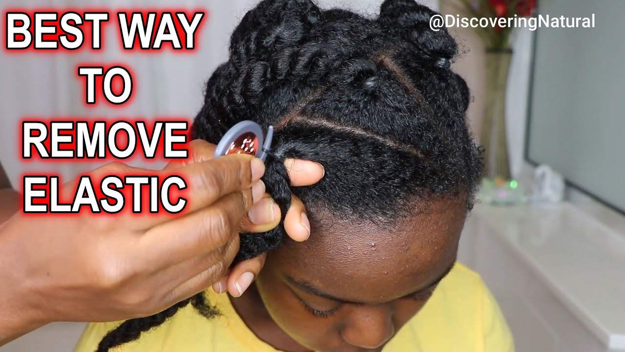 How To Remove Rubber Bands From Hair without Breakage