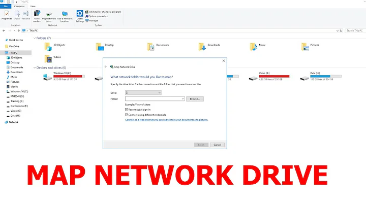 Login network Drive with another user