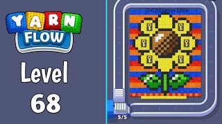 Yarn Flow Level 68 walkthrough solution Gameplay 