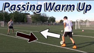 Simple Soccer Passing Warm Up