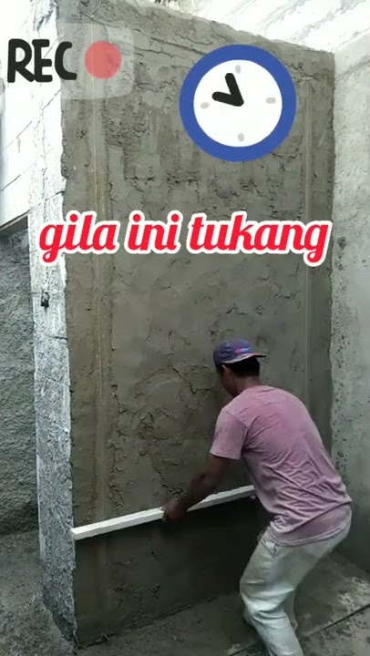 Edan !! Tukang bangunan skill dewa 😳