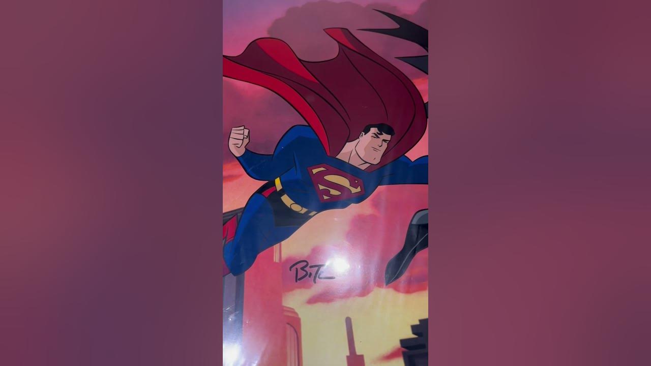 Rare Superman: The Animated Series Original Animated Cell Unboxing | The Batman/Superman Adventures