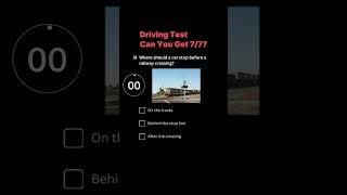 Driving Test  #drivingquiz #drivinglessons #drivingtips #driving #road #quiz