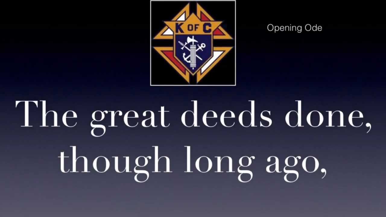 2013 Knights Of Columbus OPENING ODE YouTube 2013-knights-of-columbus-opening-ode-youtube