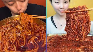 Spicy Noodles Eating Challenge Collection #ASMR #MUKBANG #Chinese Food #