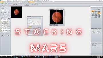 EP177 - Stacking and processing the Mars data with Autostakkert Registax and Lightroom