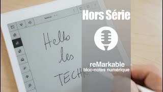 reMarkable 2 - Test et avis sur le bloc note numérique avec Type