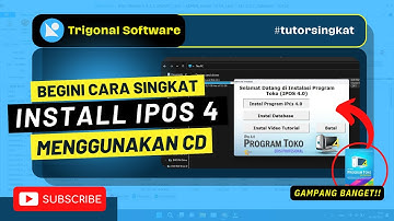TUTORIAL SINGKAT INSTALL IPOS 4 DENGAN CD #tutorial #ipos4