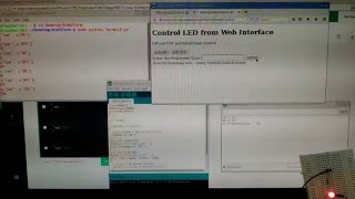 Controlling LED Via Web Interface Using Raspberry Pi and Arduino