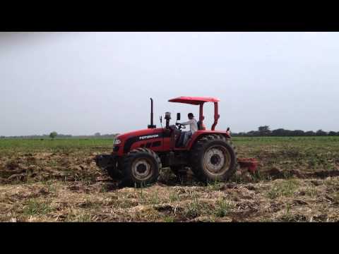 Tractor Foton TF 1254 4WD  Descompactando en Caña de Azucar - Leon, Nicaragua