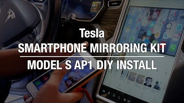 Tesla Smartphone Mirroring Kit DIY Installation Video for Model S AP1  Youtube Netflix