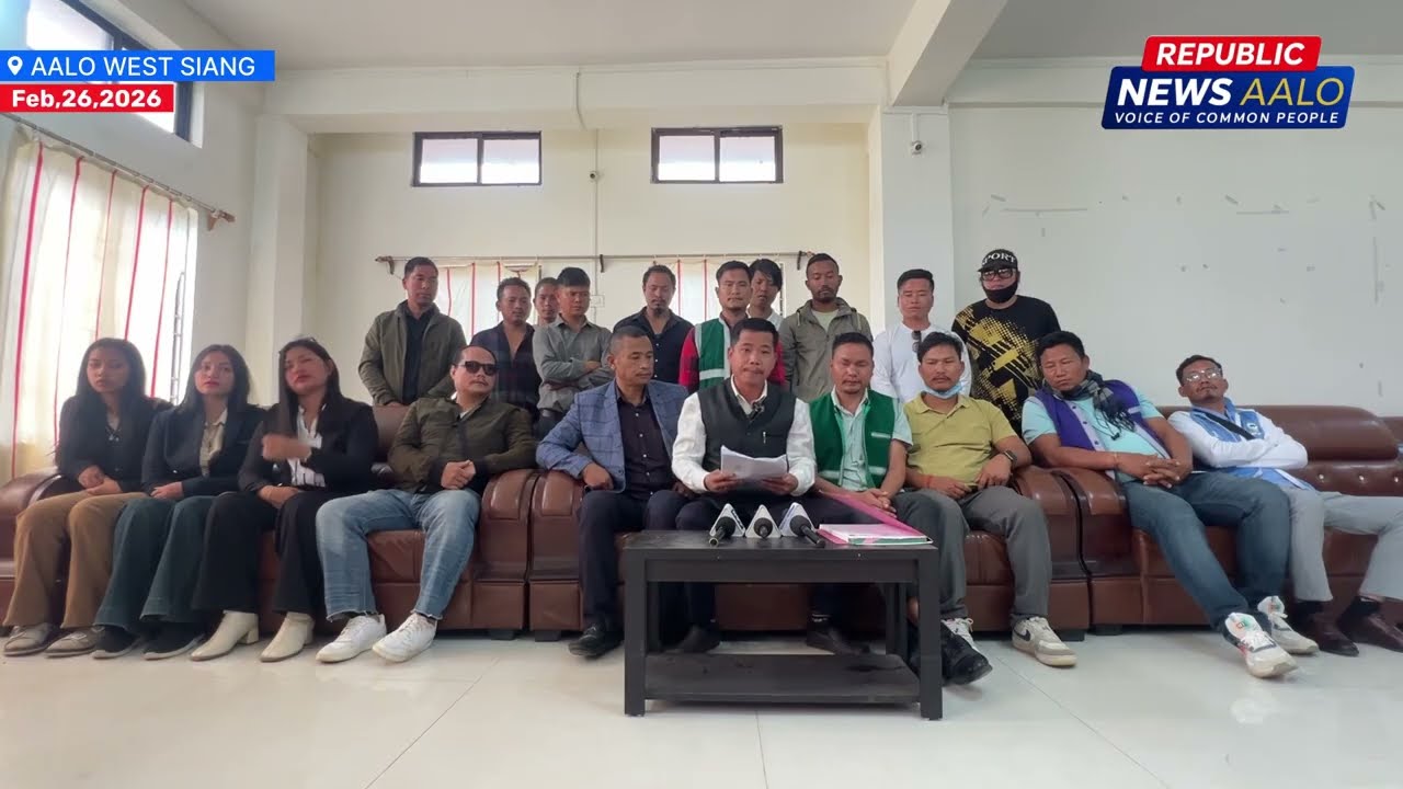 APIYO Team Holds Press Briefing on Jama Masjid, Aalo, West Siang District 