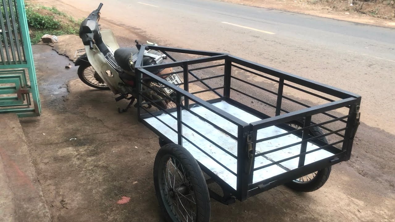 Homemade Rickshaw Pulls Convenient Goods | Iron Spirit Industry - Youtube