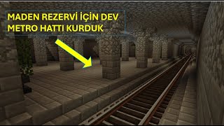 MİNECRAFT 1.SEZON/PART#9[Yeraltı Metro Hattı Açtık]