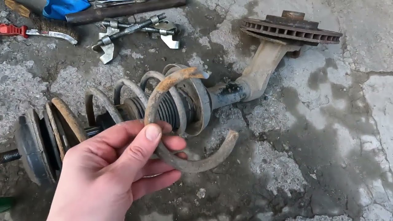 Как поменять пружину передней стойки на опель вектра а - 90 фото