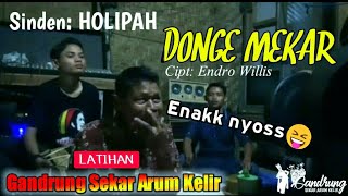 DONGE MEKAR-Sinden Bu HOLIPAH Versi LATIHAN | Gandrung Sekar Arum Kelir