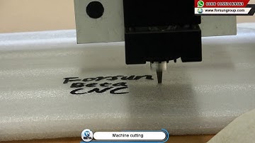 Forsun Beta CNC machine with oscillating knife to cut foam leather carton corrugated paper