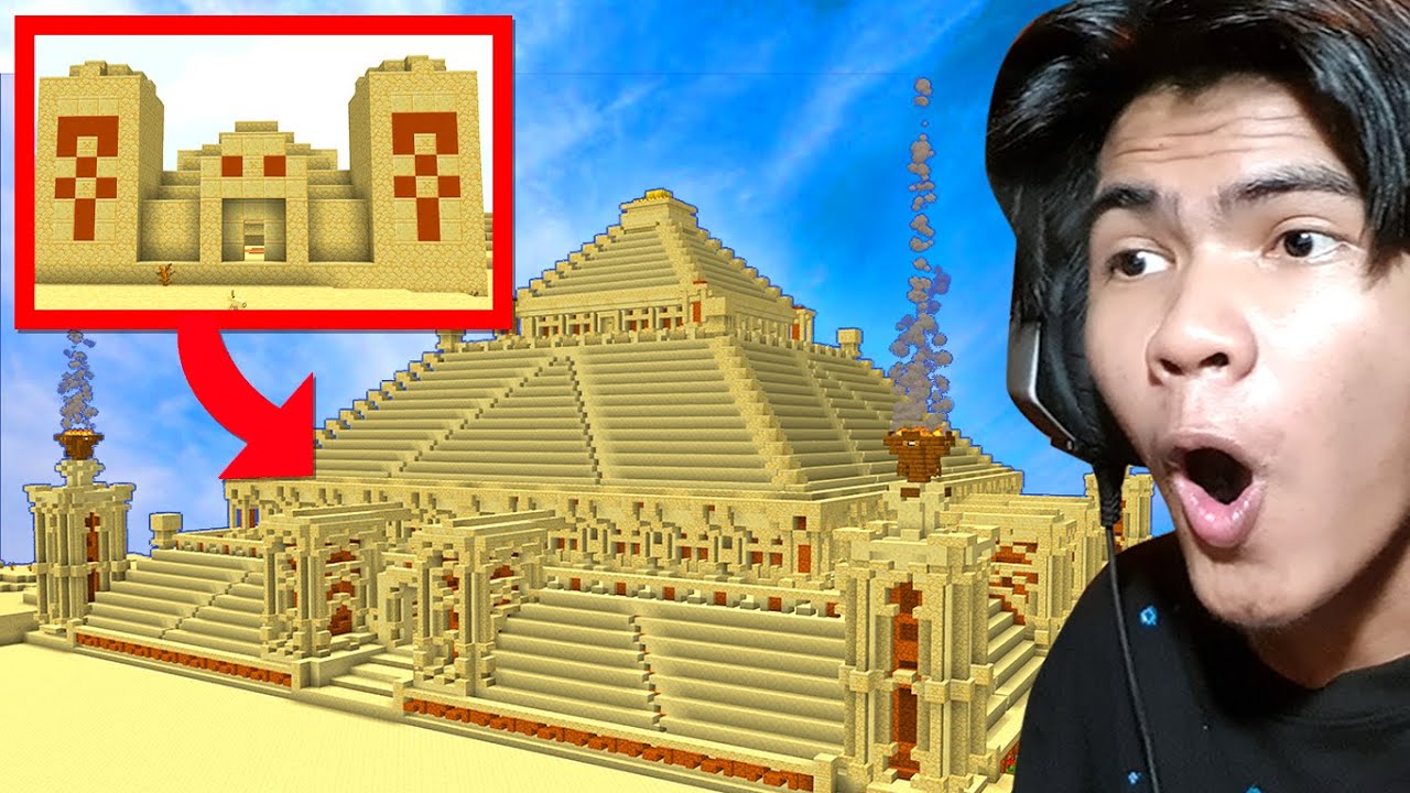 ប្រាសាទពីរ៉ាមីតថ្មី ក្នុងMinecraft