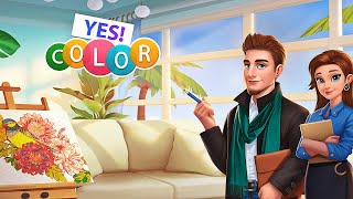 Yes Color! Paint Makeover & Color Home Design (Gameplay Android) screenshot 2