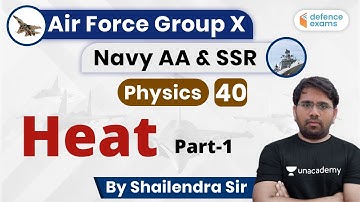 6:00 PM - Air Force Group X and Navy AA SSR | Physics by Shailendra Sir | Heat (Part-1)