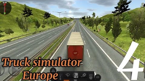 truck simulator Europe gameplay walkthrough part 4 ,stuck in mountain (Android, iOS)