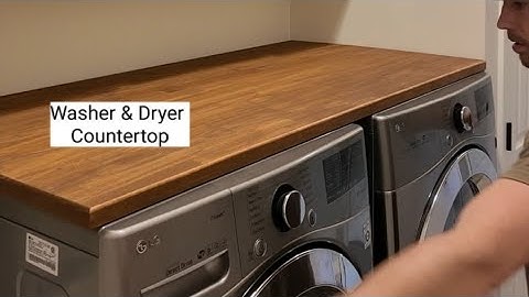 washer and Dryer Countertop
