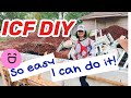 DIY ICF Walls, So easy a GIRL can do it;-)