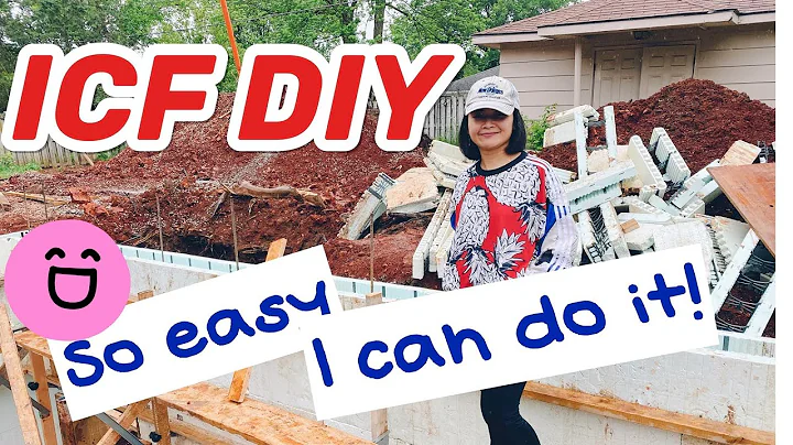 DIY ICF Walls, So easy a GIRL can do it;-)