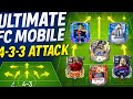 My Ultimate Squad Review 🔥 | 4-3-3 Attack Tactics in FC Mobile 2025! #fcmobile #fifamobile #eafc