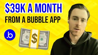 A team of 2 making $39k per month from a Bubble app?!