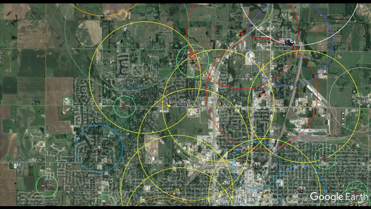 Enid, Oklahoma Tornado Siren Ambiance #1 | 8/1/22