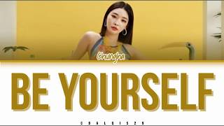 KIM CHUNG HA (김청하) - BE YOURSELF (Color Coded Lyrics Eng/Rom/Han/가사)