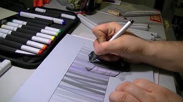 Product Design Rendering using Copic Markers (Stefano Di Lollo)