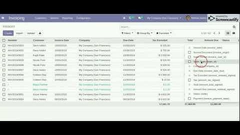 Odoo 13 - User Selectable Columns in Tree view