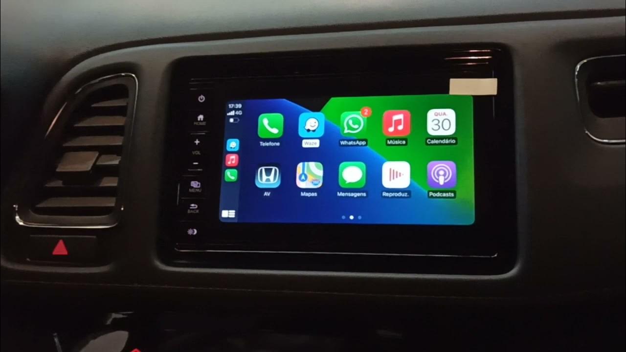 Honda HRV EXL 2021 - Apple CarPlay sem fio - ArtsomAuto - YouTube