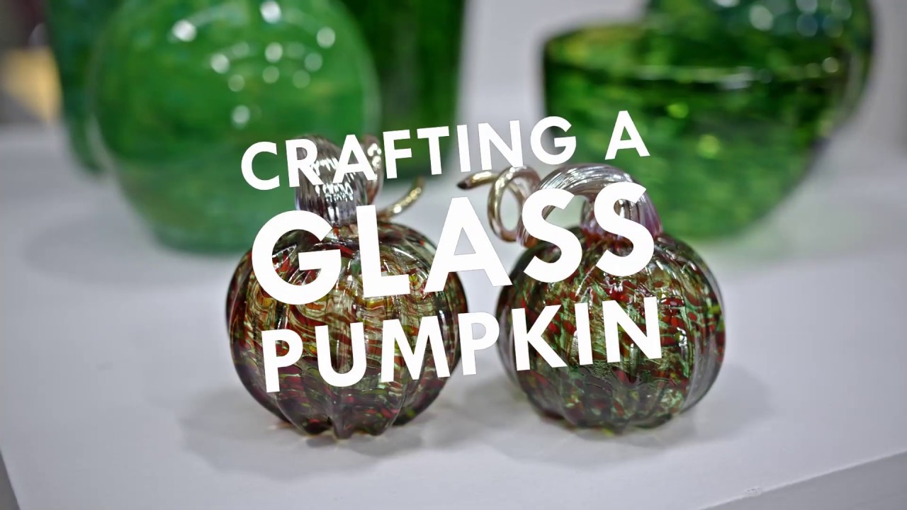Healesville Glass Blowing Studio Crafting a Pumpkin YouTube