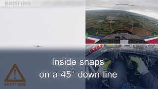 Inside snaps -- on a 45° down line