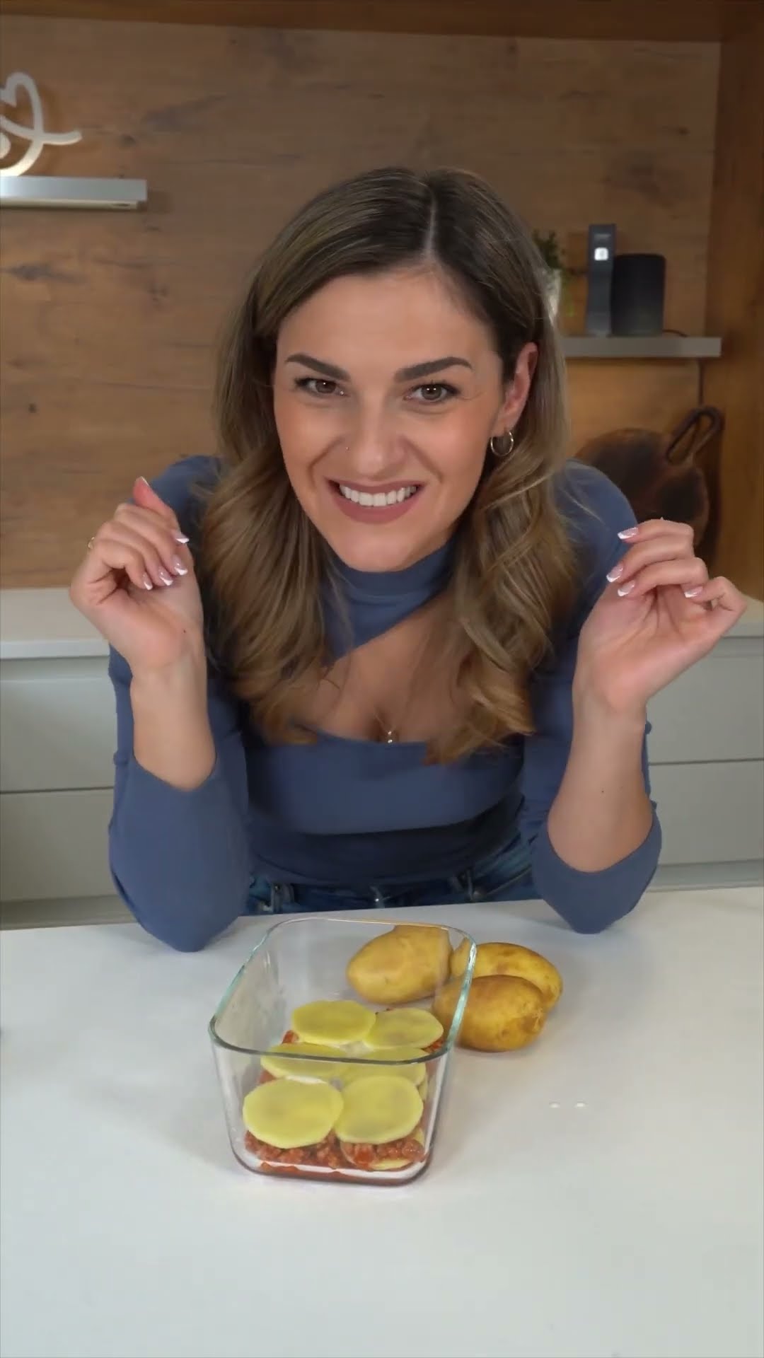 Kartoffel-Lasagne 🥔 #shorts #rezept #viral - YouTube