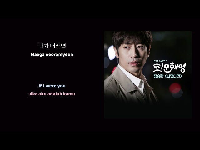 [HAN|ROM|ENG|INDO SUB LYRICS] Jung Seunghwan (정승환) - If It is You (너였다면) Another Miss Oh OST Part 5 class=